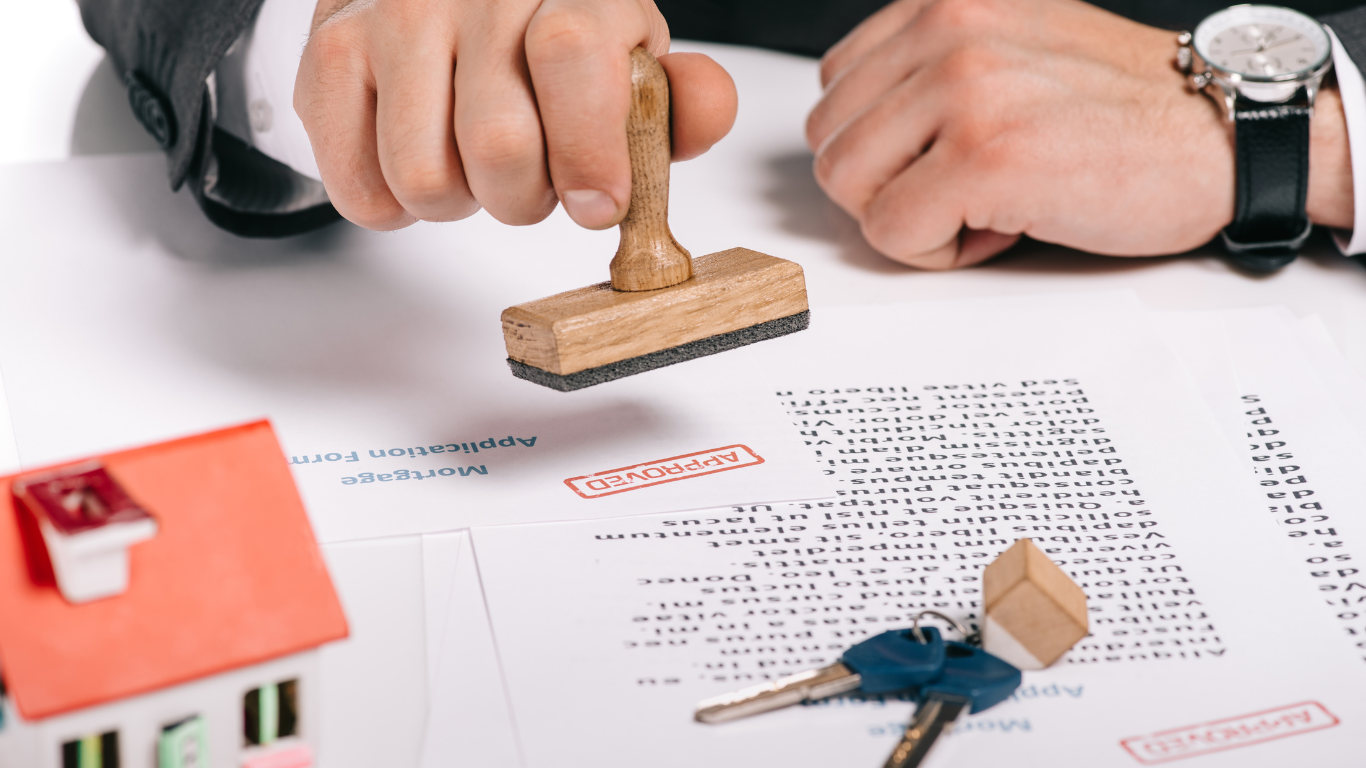 a mortgage loan being approved